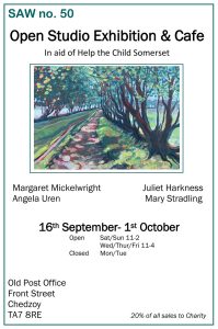 Open Studio Exhibition & Cafe In aid of Help the Child Somerset